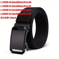 thumbnail image 2 of 2pcs Set of Boys Outdoor Tactical Sports Belts Automatic Lengthening Faux Leather Belt Ideal Choice for Larger Trouser Straps Suitable for Men And Women., 2 of 4