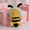 green, variant on Cute bee plush toy, birthday gift, animal toy, bee plush toy, 5 inches Toys,Kids&Baby