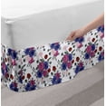 thumbnail image 2 of Anemone Flower Bed Skirt, Bouquets of Roses Anemones Eustoma Colorful Corsage Bedding Plants Design, Elastic Bedskirt Dust Ruffle Wrap Around for Bedding Decor, 4 Sizes, Multicolor, by Ambesonne, 2 of 2