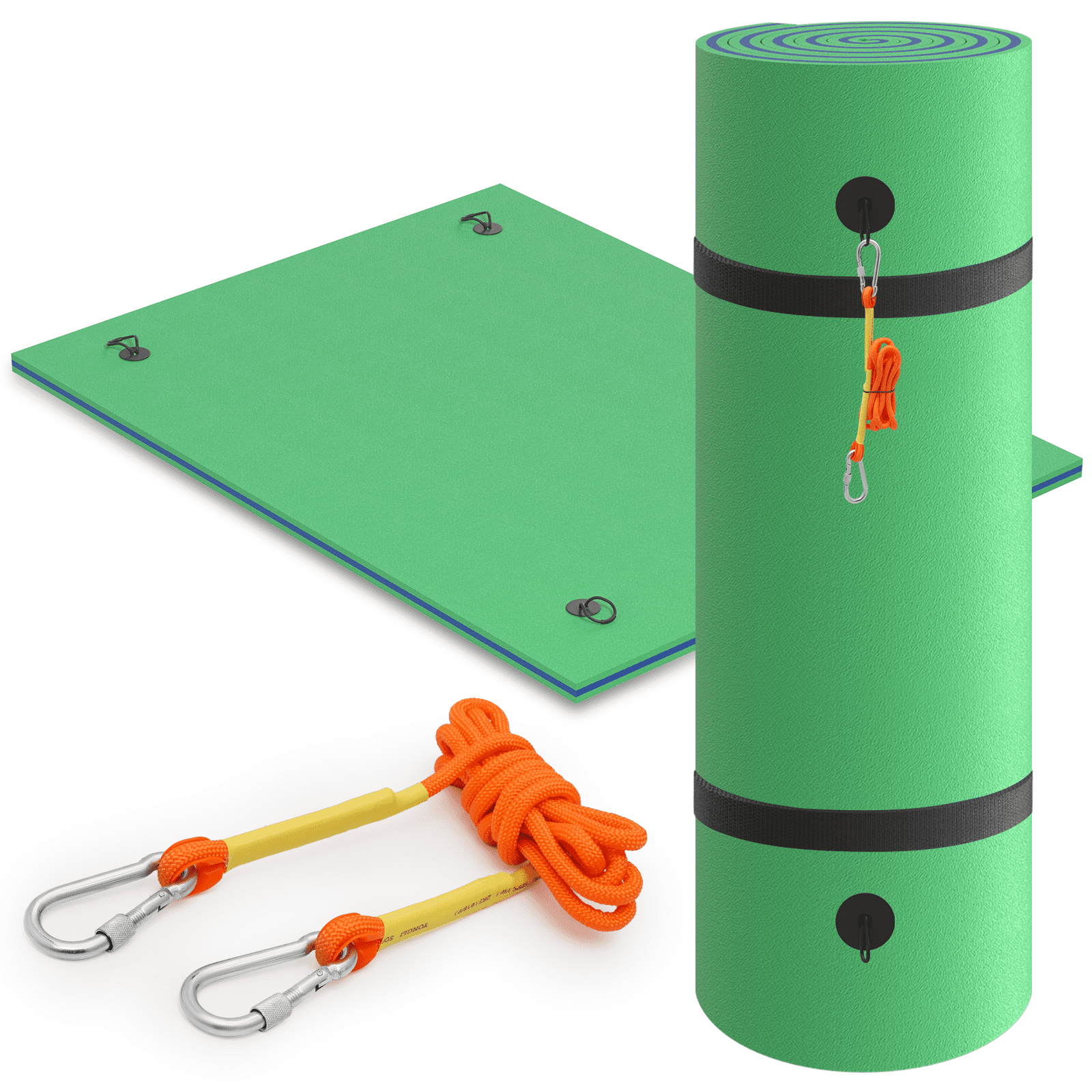 Magshion 8x6FT Floating Water Mat, 3Layer TearResistant XPE Foam Water Floating Pad, Lake