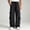 Black, variant on Mens Cargo Pants Relaxed Fit Baggy Loose Fit Drawstring Y2K Trousers With Multi-Pockets Lightweight Hiking Streetwear Techwear