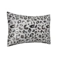 thumbnail image 2 of Disketp Wild Animal Leopard Satin Pillowcase For Hair And Skin - Satin Pillow Cases Standard Size 20x30 Inches With Zipper,Gifts For Women Men, 2 of 8