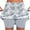 Grey, variant on Ruyang Pencil Skirts for Women plus Size Women's Pocket Pants Solid Mid Waist Culottes Short Skirts Skinny Pants