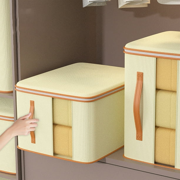 Quilt Storage Bag For Household Use Large Capacity Clothing Storage Box Visible Window -proof Quilt Miscellaneous Sorting Bag