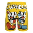 thumbnail image 6 of Cuphead Men's Beach Shorts Swim Trunks Casual Quick Dry Board Shorts Swimwear with Mesh Lined and Pockets, 6 of 8