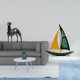 thumbnail image 2 of Figura De Perro Velero De Resina De Hierro, Escultura De Animal, Centro De Mesa, Figura De Escritorio, Decoración Del Hogar, Colección De Adornos Para Sala De Estar, Hotel, Estantería, 2 of 8