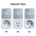 thumbnail image 3 of Yeacher 170-260V Voltage Protector 5-6 Minutes Relay Socket EU/FR/USA Plug Electrical Stabilizer Automatic Refrigerator Protecting Switcher, 3 of 8