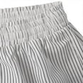 thumbnail image 6 of Yievot Wide Leg Capri Pants for Women Striped Texture Culottes Flowy Elastic Waist Cropped Palazzo Pants with Pockets, 6 of 8