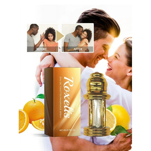 Enhanced Scents Pheromones Perfume Oil Attractive, Hair And Body Spray With Lemon, Sea And Peppermint Extracts For A Refreshing Scent, 3Ml