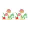 thumbnail image 3 of HOMEMAXS 10PCS Party Cake Pick Decor Cartoon Grass Mushroom Snail Cake Toppers Birthday Party Cake Decor Creative Cake Landscape Decoration for Birthday Kids Day, 3 of 8
