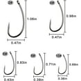 thumbnail image 4 of Carp Fishing Hooks Barbless Hooks - 100pcs Carp Fish Hooks Carp Fishing Tackle Equipment, 4 of 7