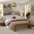 thumbnail image 7 of TOV Furniture Bara Cream Textured Velvet UK Super King Bed, 7 of 7