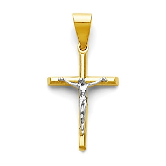14K YELLOW GOLD CROSS