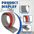 thumbnail image 3 of LAMIRO 2Pcs Door Stoppers for Bottom of Door,Self-Adhesive Design Draft Stopper for Bottom of Door,Not Effortless to Deform Or Fall Off Door Draft Stoppers for Bottom of Door,gray, 3 of 7