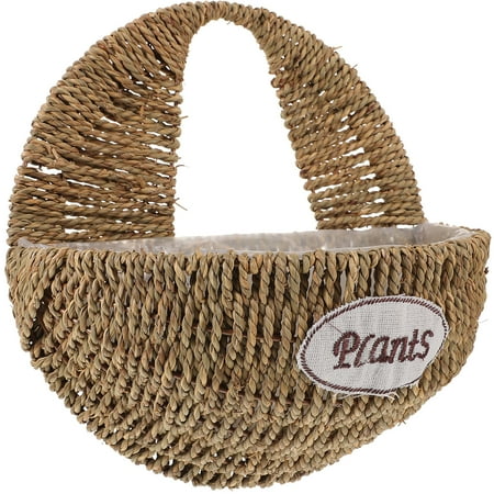 OUNONA Basket Home Wall Decoration Flower Vessel (medium) Artificial Pot