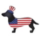 thumbnail image 1 of Figura del Día de la Independencia para decoración del hogar y la oficina Estatua de perro patriótico de madera, 1 of 8