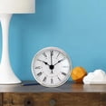 thumbnail image 4 of Accesorios de inserción de reloj silencioso Cabezal de reloj de repuesto Borde de plata clásico de retro 2.75 pulgadas Artesanía de met, 4 of 8