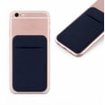 thumbnail image 3 of 1-Pack Universal Stick-On Phone Wallet Pocket, Adhesive Cell Phone Card Holder Pouch for ID Credit Cards Cash, Fits Most iPhone Android Smartphones TIKA, 3 of 7