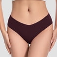 thumbnail image 2 of GDREDA Women's Underwear Women's Large Size Women's Underwear Pants Sticking Ding Pants Women's Menstrual High Flow Recovery Triangle Underwear Coffee,XL, 2 of 6
