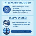 thumbnail image 3 of Swimline Hydrotools Super Guard Winter Cover for 12 x 24 Ft Above Ground Rectangle Pools, 3 of 7