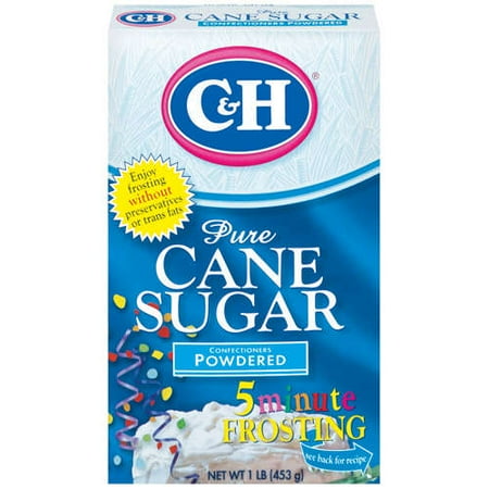 c h pure cane powdered confectioners sugar 1 lb walmart com c h pure cane powdered confectioners sugar 1 lb walmart com