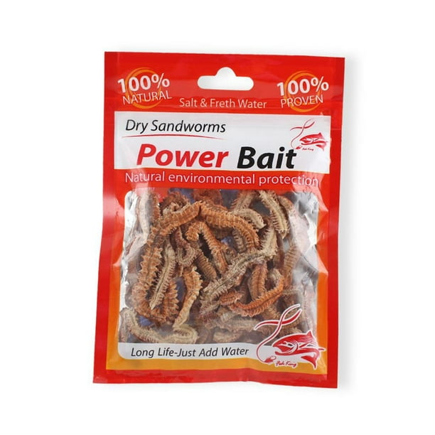 Señuelo de pesca de gusanos de arena secos Greeniant 1 bolsa