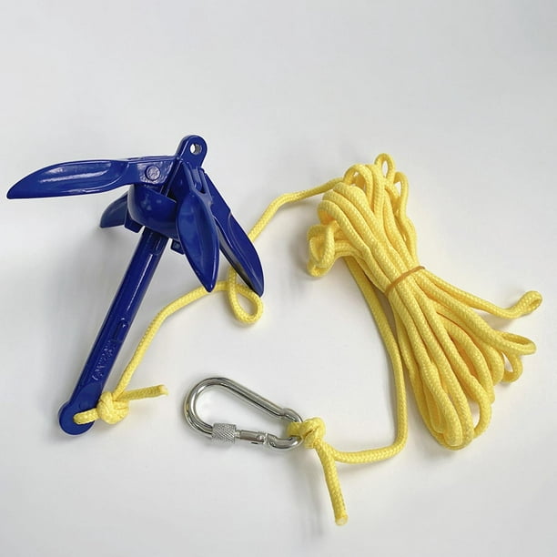 Kayak Anchor Kit, with 16 ft Rope for Paddle Boards Marine Boat