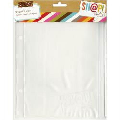 Sn@p! Ring Binder Plastic Zipper Pouch  28722