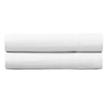 thumbnail image 1 of 170GSM Heavyweight 100% Cotton Flannel Pair of King Pillowcases Ultra Soft & Warm -White, 1 of 2