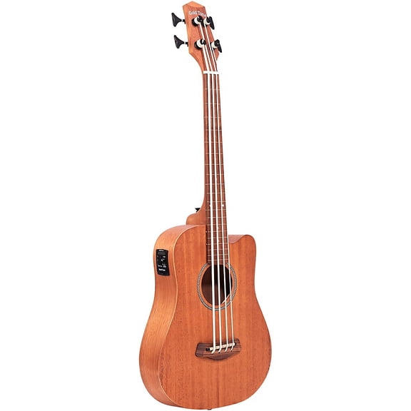 Gold Tone M-BassFL 23" Scale Fretless Acoustic-Electric Bass Guitar - Natural