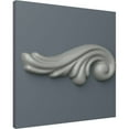 thumbnail image 5 of Ekena Millwork 3 1/4"W x 1 5/8"H x 1/4"P Wakefield Leaf Scroll Onlay, Left, 5 of 6
