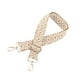 thumbnail image 2 of Qarigey Bolso Cinturón ancho Bolso bandolera Correa Engrosamiento Bolsas de mensajero Parte Accesorio Correas de correas ligeras Viajes, Equipaje y Accesorios Varios marrón blanco Botón dorado claro, 2 of 6