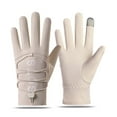 thumbnail image 2 of Luvior Winter Waterproof Snow Gloves for Men Women,Cold Weather Warm Thermal Touchscreen Gloves for Running, Driving, Cycling, 2 of 3
