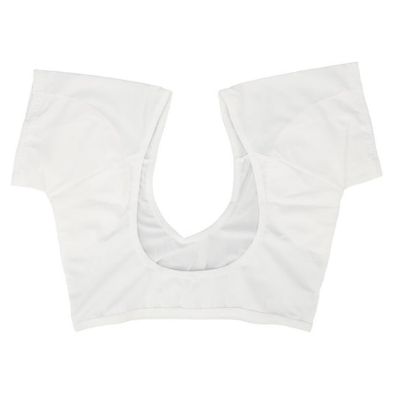 Underarm Sweat Vest For Women Washable Reusable Short Sleeve Armpit Guard Vest for Lady