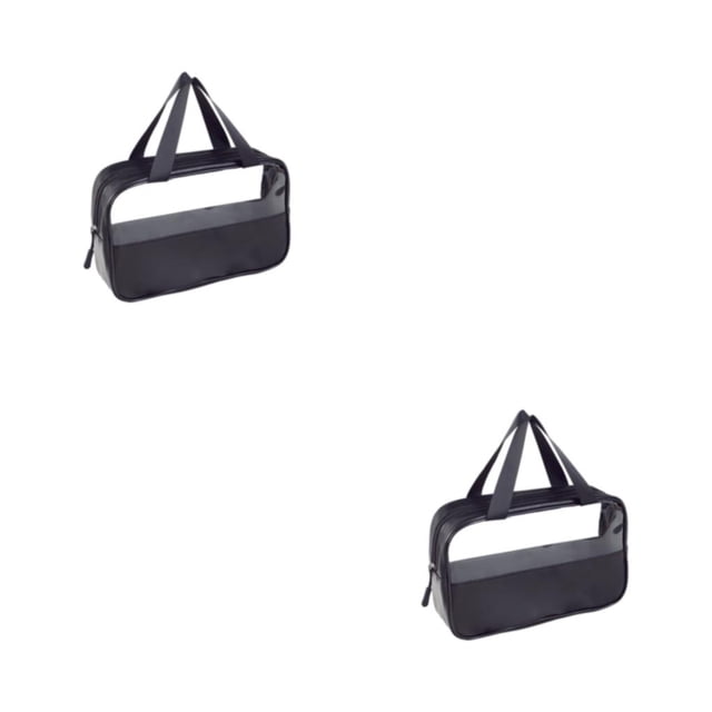 Vogacara Bolsa de maquillaje impermeable y transparente para viajar, bolsas de maquillaje transparentes, bolsas de almacenamiento de Type1 NO1