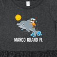 thumbnail image 4 of Inktastic Marco Island Florida Vacation Girls Toddler Dress, 4 of 5
