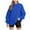 Blue, variant on Crewneck Sweatshirts Women Comfort Oversized Sweatshirt Cozy Fleece Pullover Sweatshirts No Hood Soft Cute Fall Tops (Wine, XXL)