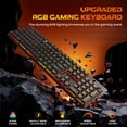 thumbnail image 3 of Teclado mecánico RGB inalámbrico trimodo Redragon K521KS, 3 of 8