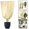 thumbnail image 2 of GLFILL 1pc Non Woven Plant Cover With Drawstring Zip For Plant Antifreeze Protection 100x120cm, 2 of 6