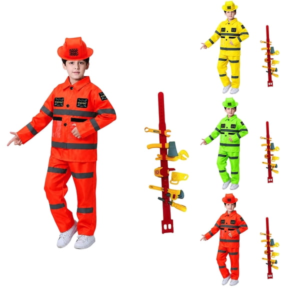 Toddler for Boys Unisex Firefighter Dress up 2-3 Years Halloween