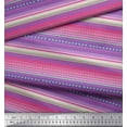 thumbnail image 3 of Soimoi Silk Fabric Stripe,Heart & Dot Texture Print Sewing Fabric Yard 42 Inch Wide, 3 of 3