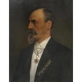 thumbnail image 3 of Sigmund Dux 15x18 Black Modern Framed Museum Art Print Titled - Professor Hermann (1886), 3 of 5