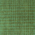 thumbnail image 1 of Ahgly Company Machine Washable Indoor Square Abstract Turquoise Blue Contemporary Area Rugs, 3' Square, 1 of 4