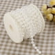 thumbnail image 3 of 10 m/rollo de perlas de alambre de molienda, guirnalda de cuentas, decoración de boda DIY, 8mm (blanco), 3 of 8