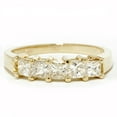 thumbnail image 4 of Pompeii 1ct Princess Cut Diamond Anniversary 14K Gold Ring (G/H,I1), 4 of 4