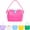Pink, variant on Waterproof Silicone Tote Bags, Women Foldable Leakproof Beach and Pool Handbag with Secure Closure, Washable Self-Standing