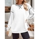 thumbnail image 5 of Sudaderas de Mujer de Larga, Cuello Redondo, Estilo Pullover, Ideales para Otoño e Invierno. con Cremallera Lateral, Perfectas para Salir. XXL, 5 of 10