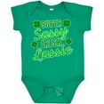 thumbnail image 3 of Inktastic Super Sassy Irish Lassy with Green 4 Leaf Clovers Boys or Girls Baby Bodysuit, 3 of 5