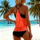 thumbnail image 4 of Neewe Tankini Swimsuits for Women 2026 Two Piece Bathing Suits Tummy Control Ruched Swim Suits with Skirt, 4 of 5