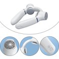 thumbnail image 2 of Ventilador de cuello colgante sin aspas 4000mAh Ventilador de verano para acampar (blanco), 2 of 8